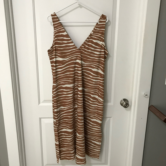 A New Day Zebra Stripe Polyester Slip Dress XXL NWT - Picture 2 of 5